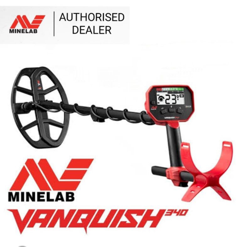 Minelab Vanquish 340 Metal Detektor Dan Coil Tahan Air (Original )