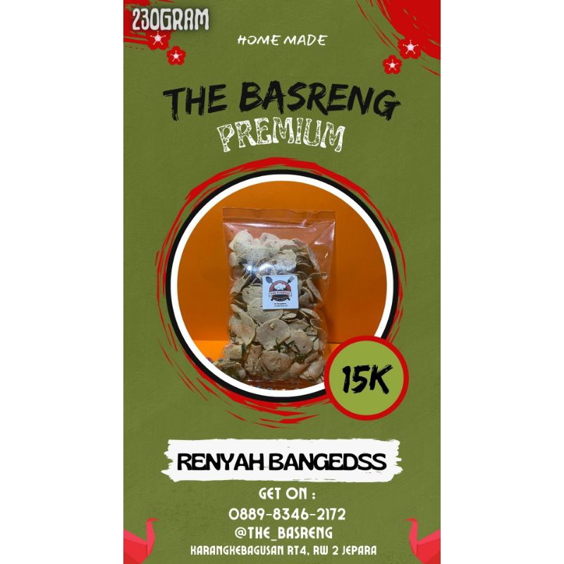 

THE BASRENG 230 gram basreng koin empuk renyah