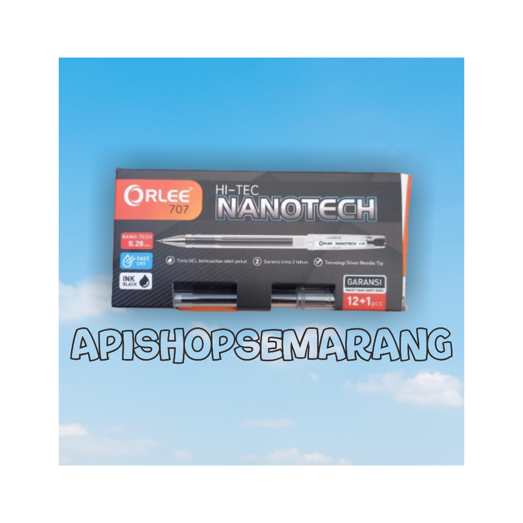 

Bolpoint Hi-Tec Nanotech Premium By Orlee 1 Pack Isi 12 + 1 Pcs