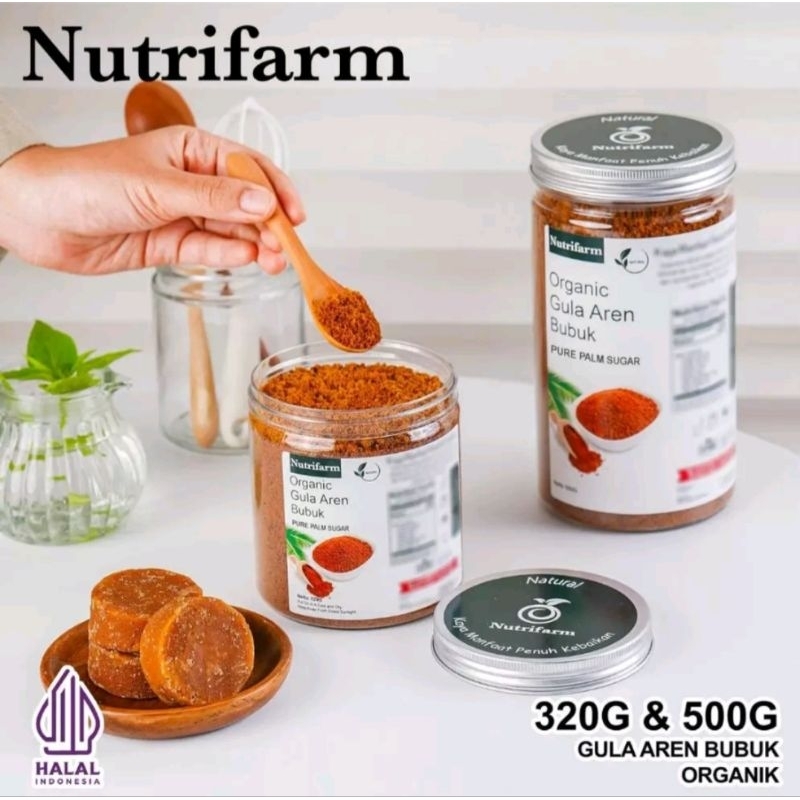 

Gula Aren Organik Bubuk 320gr Nutrifarm