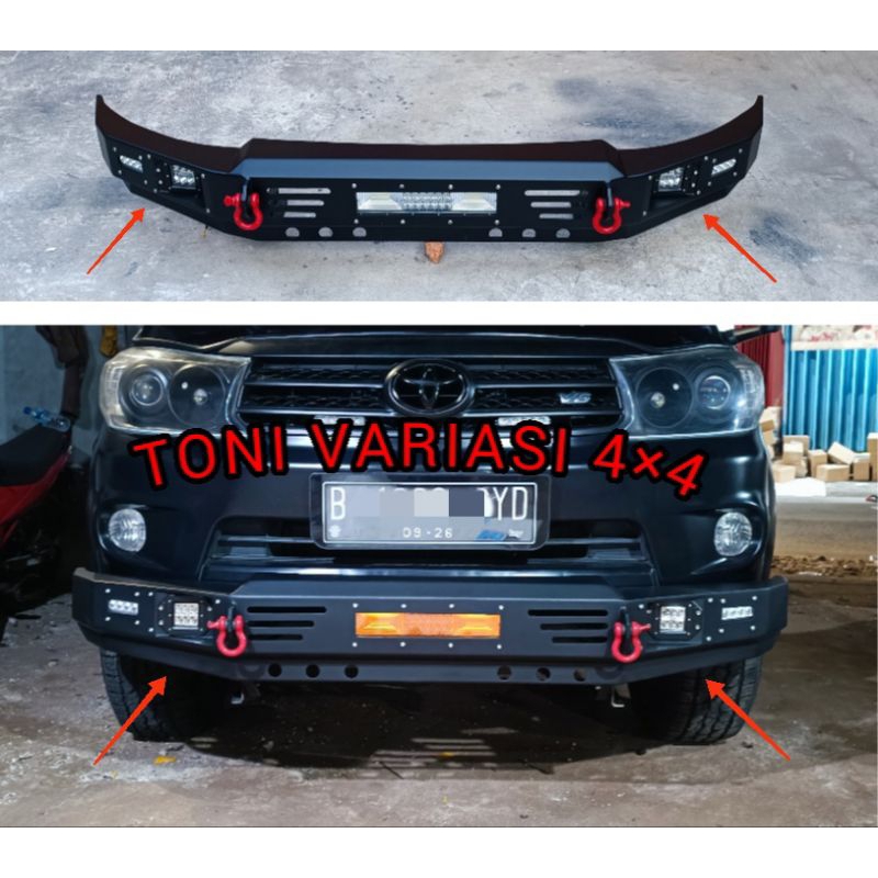 Bumper Bemper Tanduk Depan Fortuner VNT