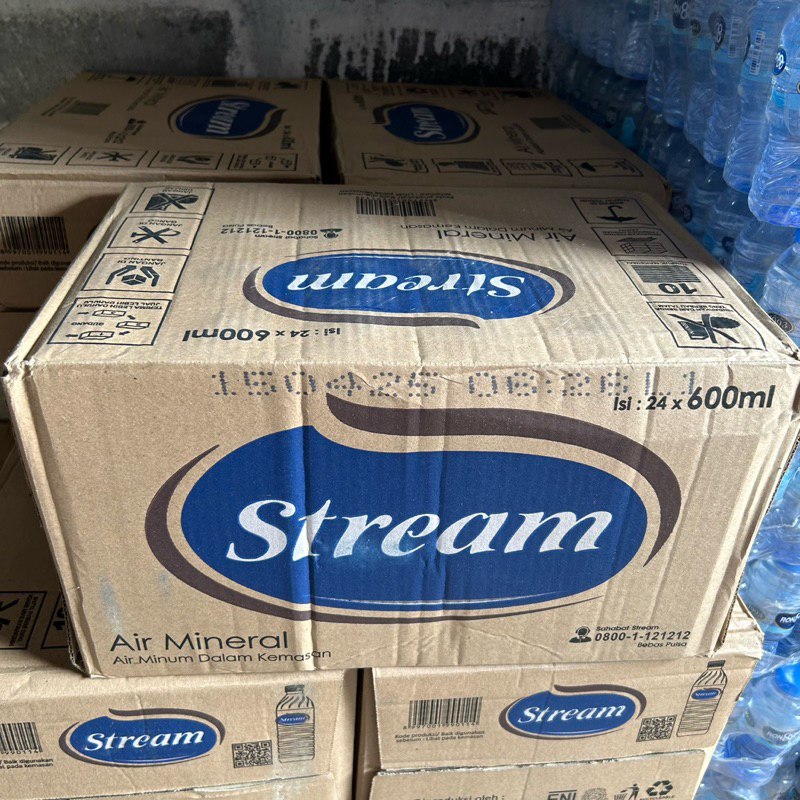 

stream 600ml 1 dus isi 24 botol