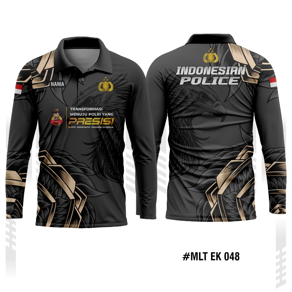 KODE R73B CITROTEES Jersey Polisi  Jersey Indonesian Police Full Printing Premium Ek4849
