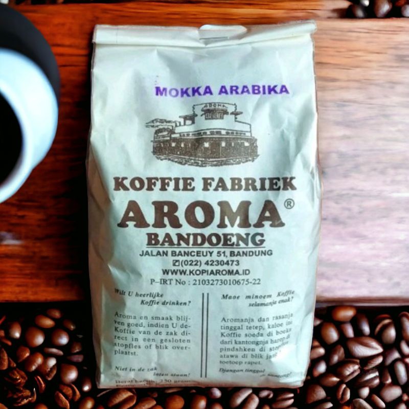 Kopi Aroma Bandung Kopi Aroma Mokka Arabika 250 Gram