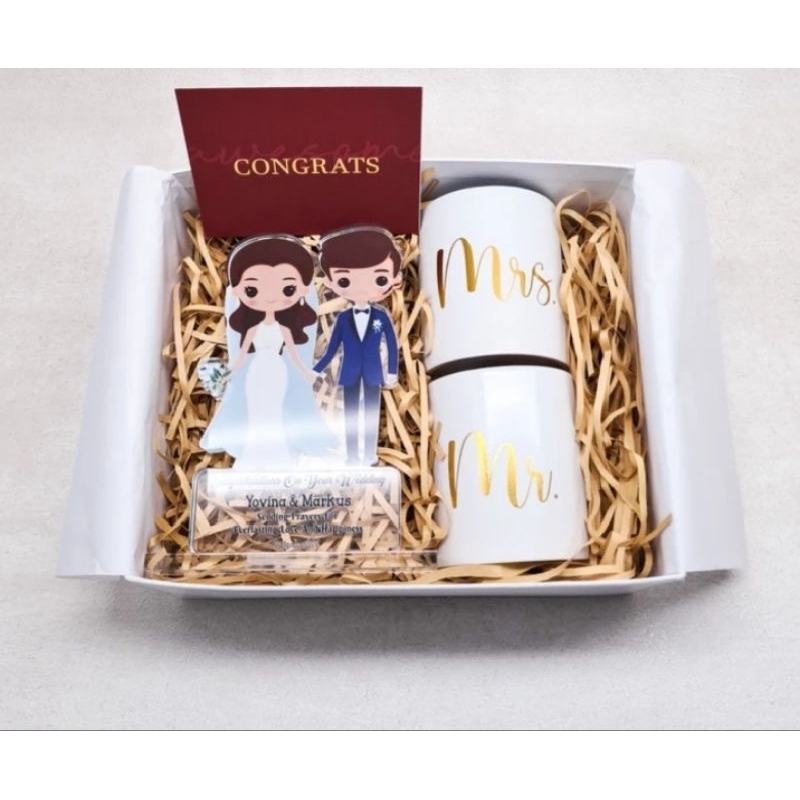 

gift box wedding/hampers anniversary/hadiah pernikahan