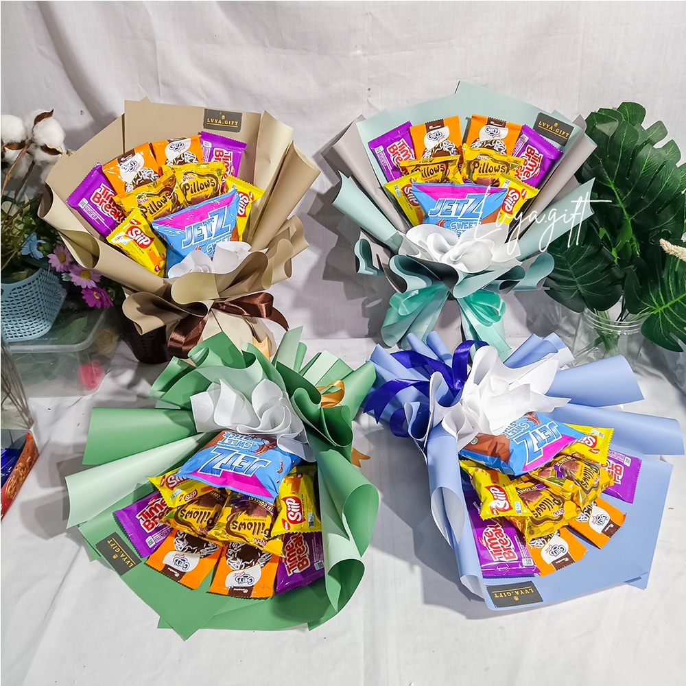 

LVYA.GIFT 4321.39 BUKET SNACK MIX TIME BREAK O'DONUT PILLOWS PREMIUM