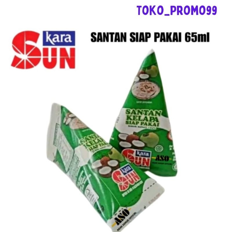 

santan sun kara 65 ml kemasan praktis