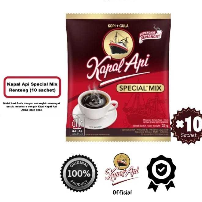 

Kopi Kapal Api Special Mix 23 g x 10 sachet