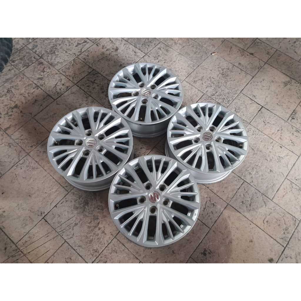 VELG OEM MOBIL ERTIGA NEW RING 15 BEKAS/SEKEN PCD 5X114,3 MURAH