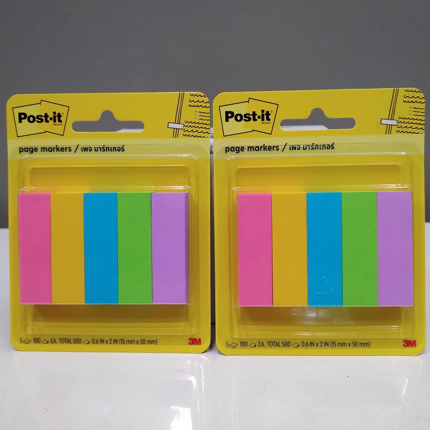 

Model Terpopuler 3M Post It 675ASST Page Marker 15mm x 5mm