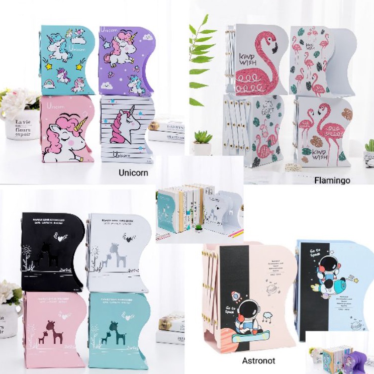 

Murah Terkeren Sandaran Buku Book End Book Holder Pembatas Buku