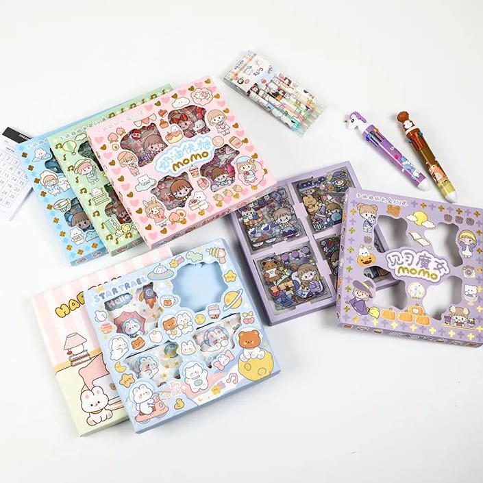 

Promo Sekarang PAKET USAHA ISI 4 2 LEMBAR 4 BOX STIKER MOMO MIX WARNA