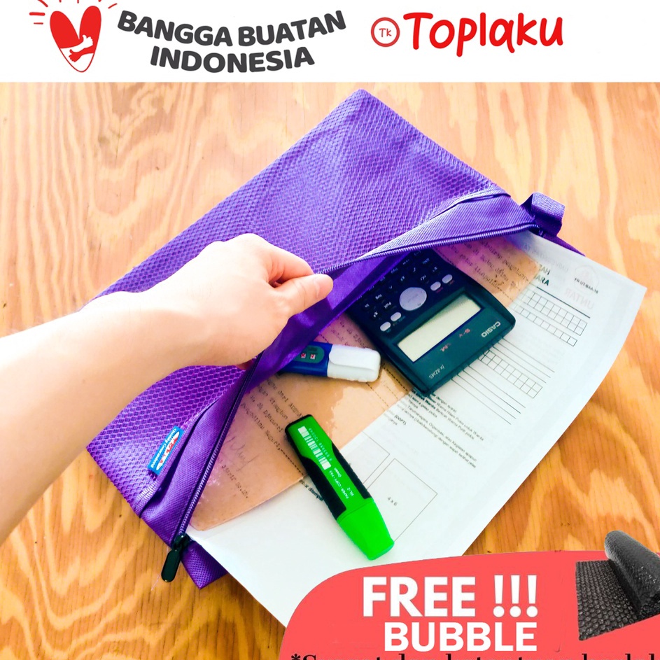 

Pencarian Terbanyak Map Tas Dokumen File Kain Anti air Resleting F4 Document Bag Map Data Zipper Pocket Bag File Folder Holder Organizer