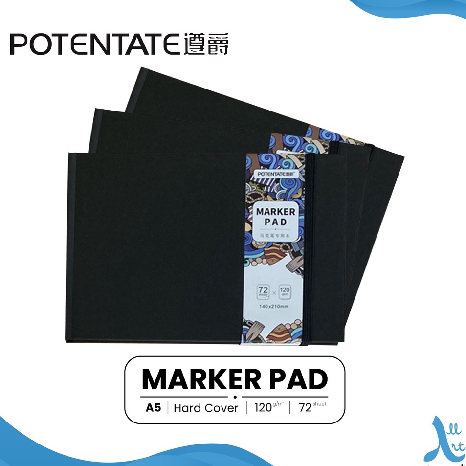 

Serba Murah Buku Sketsa Potentate Marker Pad A5 Hard Cover Sketchbook