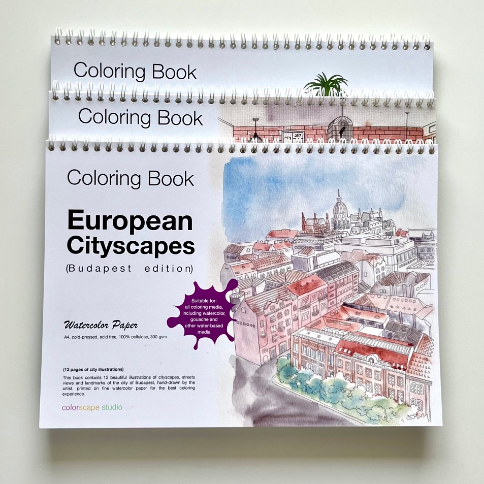 

Harga Bersahabat Colorscape Watercolor Mixed Media Coloring Book European Cityscape Budapest