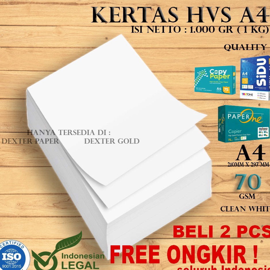 

Baru Ekonomis KERTAS HVS A4 7GR KERTAS A4 7GSM ISI 1 GRAM 1KG