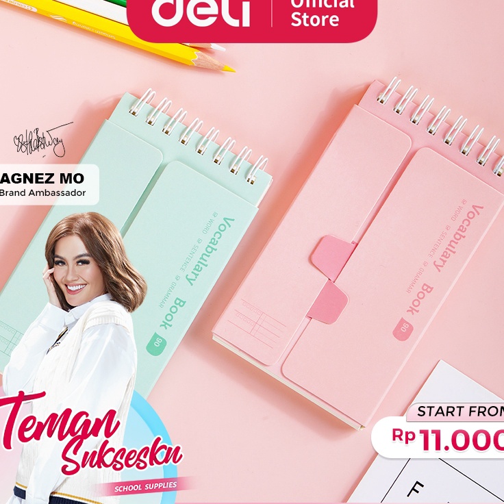 

Diskon Terheboh Deli Spiral Notebook Notes 9 Lembar Kertas 7gsm Desain 2 Sisi Untuk Sekolah 2421