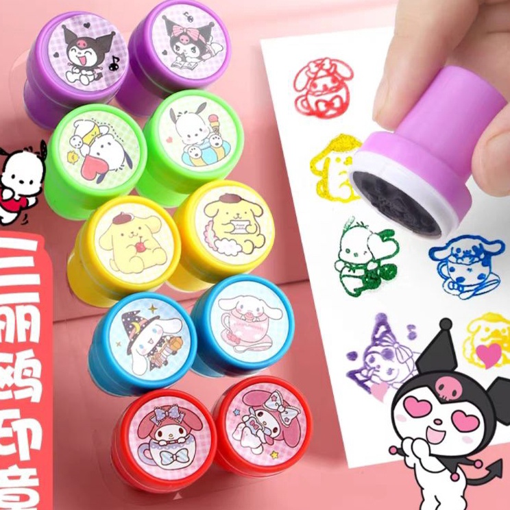 

Murah Terpopuler 1pcs Stempel Sanrio Warna Mainan Anak Jadul Cap Segel Stempel Warnawarni