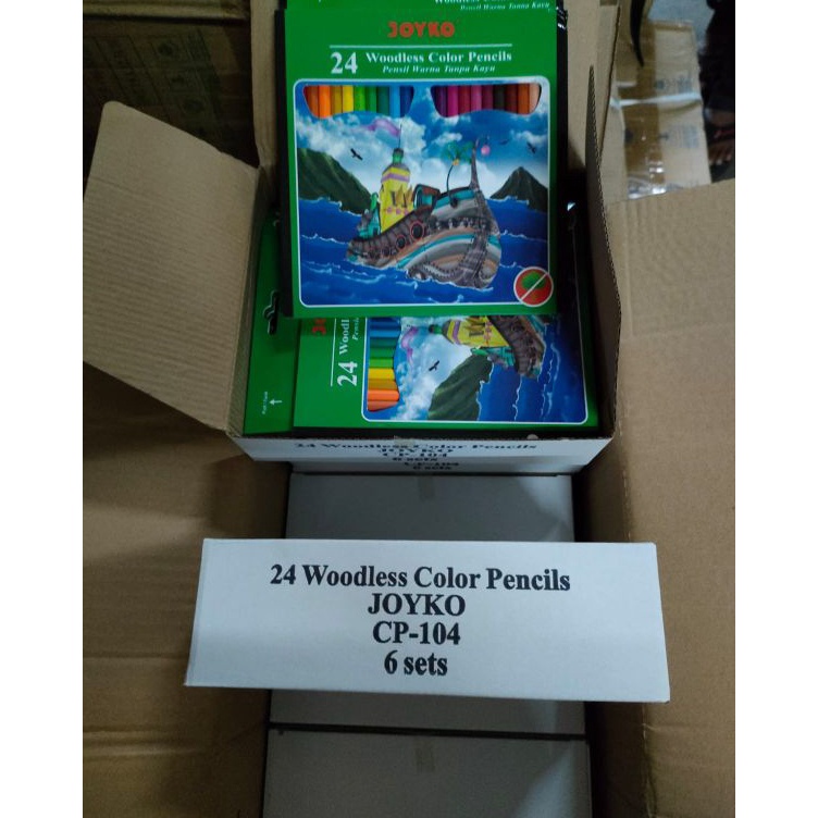 

Buruan Serbu 24 warna panjang Joyko pensil warna CP14