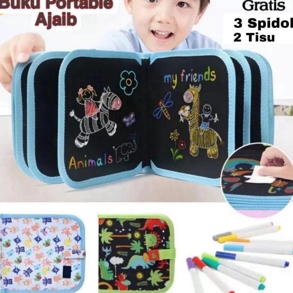 

Garansi Langsung Buku Gambar Portable Buku Gambar Ajaib Anak Bisa Dihapus Buku Gambar Hapus