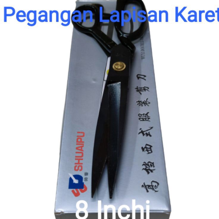 

Paket Terbatas Gunting Kain Shuaipu 821mm Pegangan Lapisan Karet Hitam