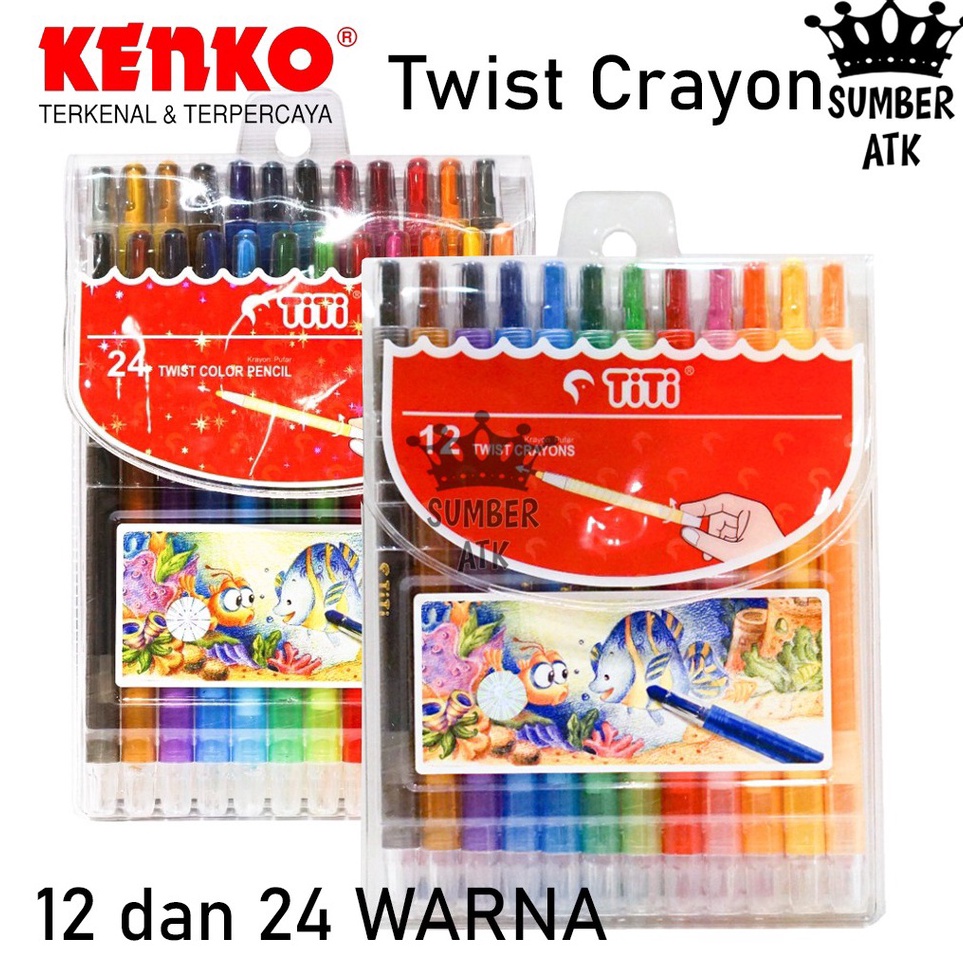 

Get Bonus Crayon Twist Kenko TITI 12 dan 24 COLOR TWIST CRAYON PVC BAG