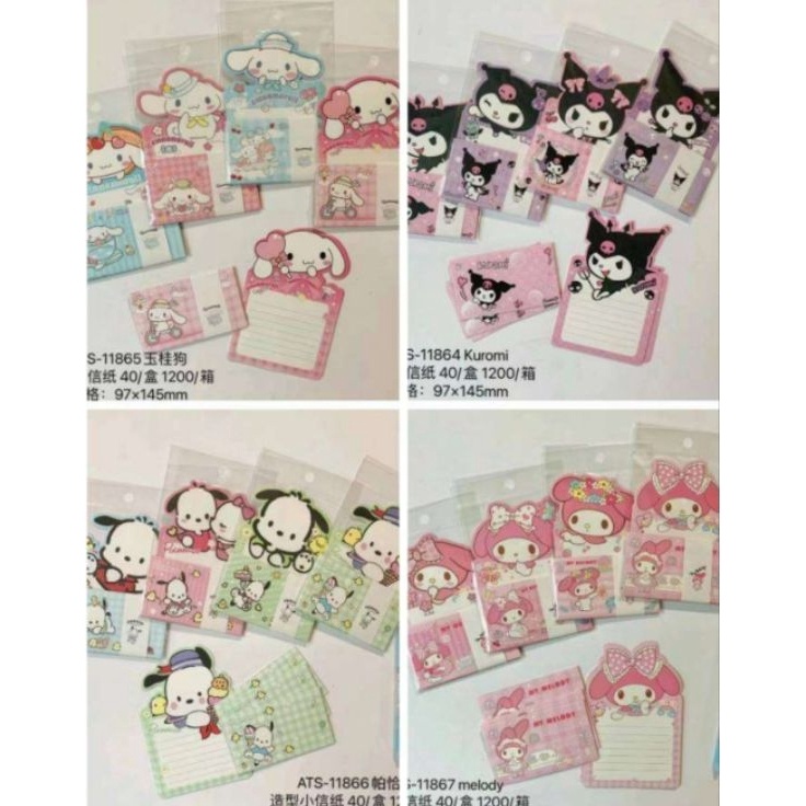 

Produk Terlaris snowandbelle letter set sanrio kertas surat