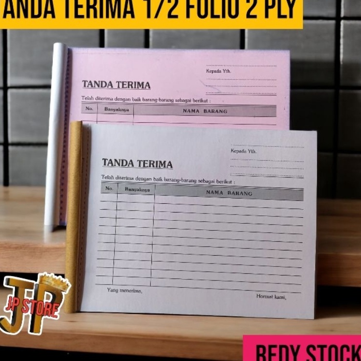 

Hot Quality BUKTI TANDA TERIMA BARANG 2 PLY 12 FOLIO SIAP KIRIM