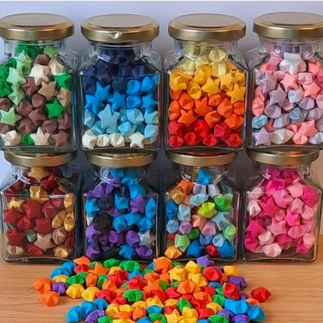 

Grosir Pemesanan Origami bintang lucky star craft handmade