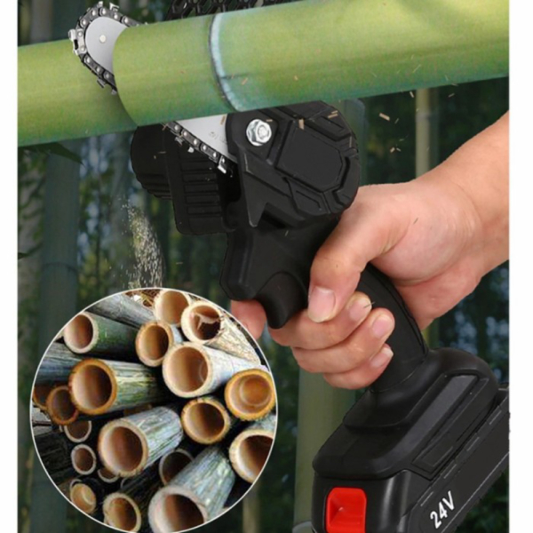 Dijual Taffware Gergaji Mesin Mini Cordless Chainsaw Charger Portable Baterai Murah
