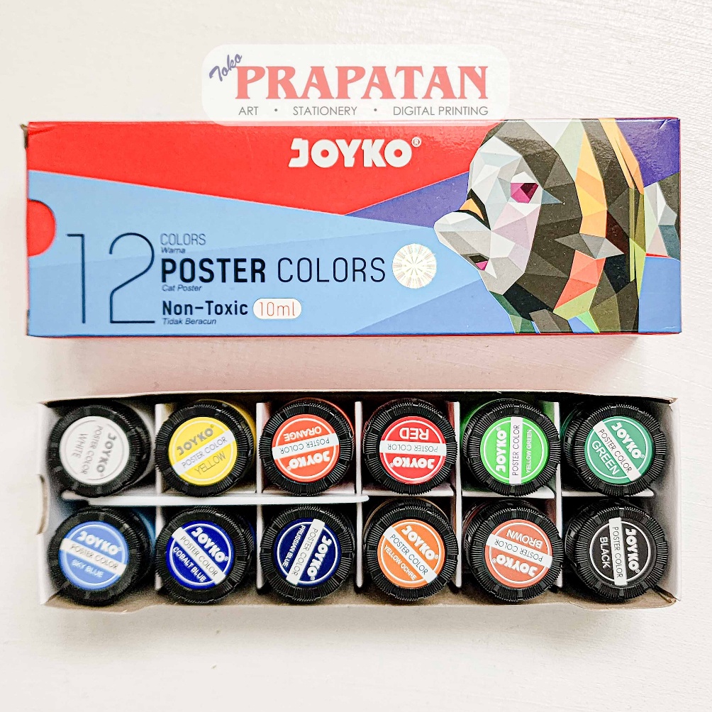 

KODE A2M6 Joyko Poster Color Set 12x1ml Cat Poster Set