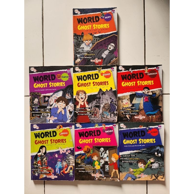 World ghost stories Korea, Afrika & Amerika, Jepang, Asia, Dunia, Tiongkok, Rusia bekas