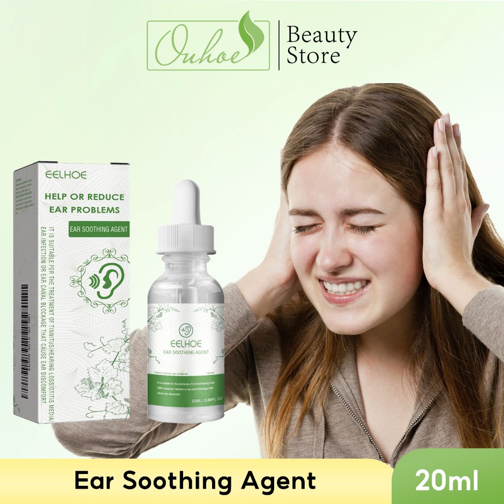 EELHOE Ear Soothing Agent 20ml - Tinnitus Relief Solution /Tetes Telinga /Untuk Tinnitus