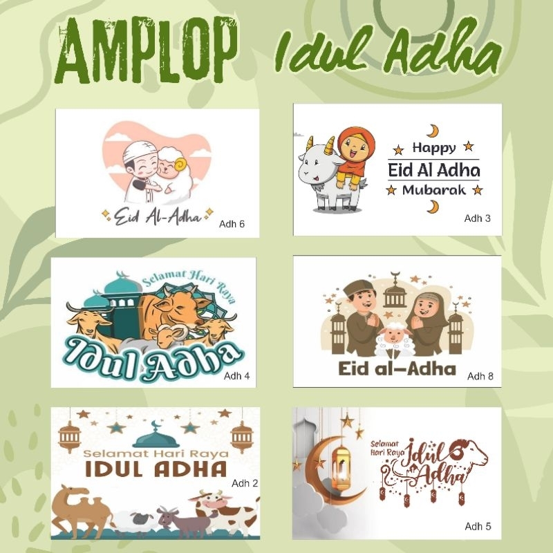 

Amplop Hari Raya Idul Adha 50pcs Free Custom Nama