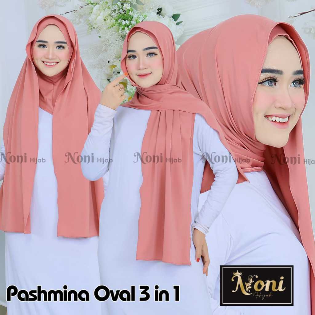 Pashmina inner 3in1 menutup leher instan Jersey
