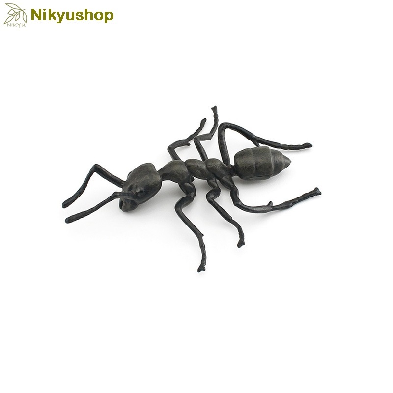 [Nikyushop] Mainan Edukasi Pajangan Miniatur Figure Hewan Semut Hitam Black Ant Animal