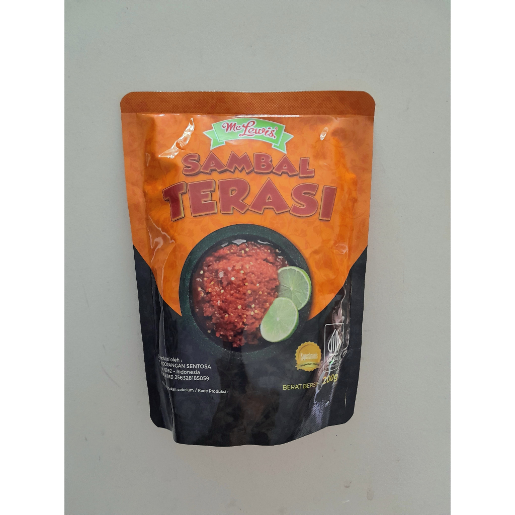 

MCLEWIS sambal terasi pouch 200gr