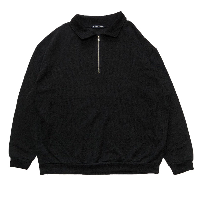 HALFZIPPER BY BYMONO WITH BLACK COLOR