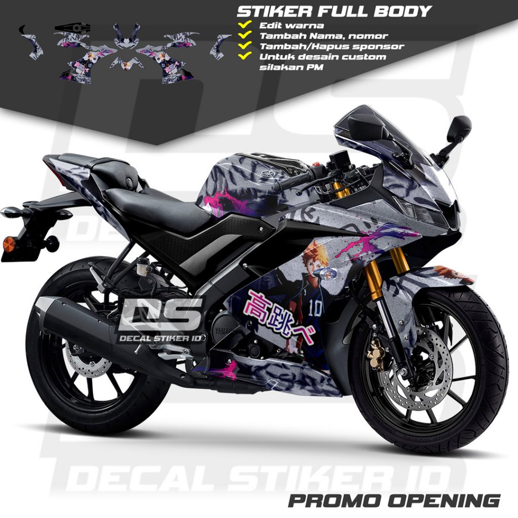 Decal R15 V3 Full Body Stiker R15 V3 Full Body Striping R15 V3 Terbaru Decal R15 V3 Full Body Anime