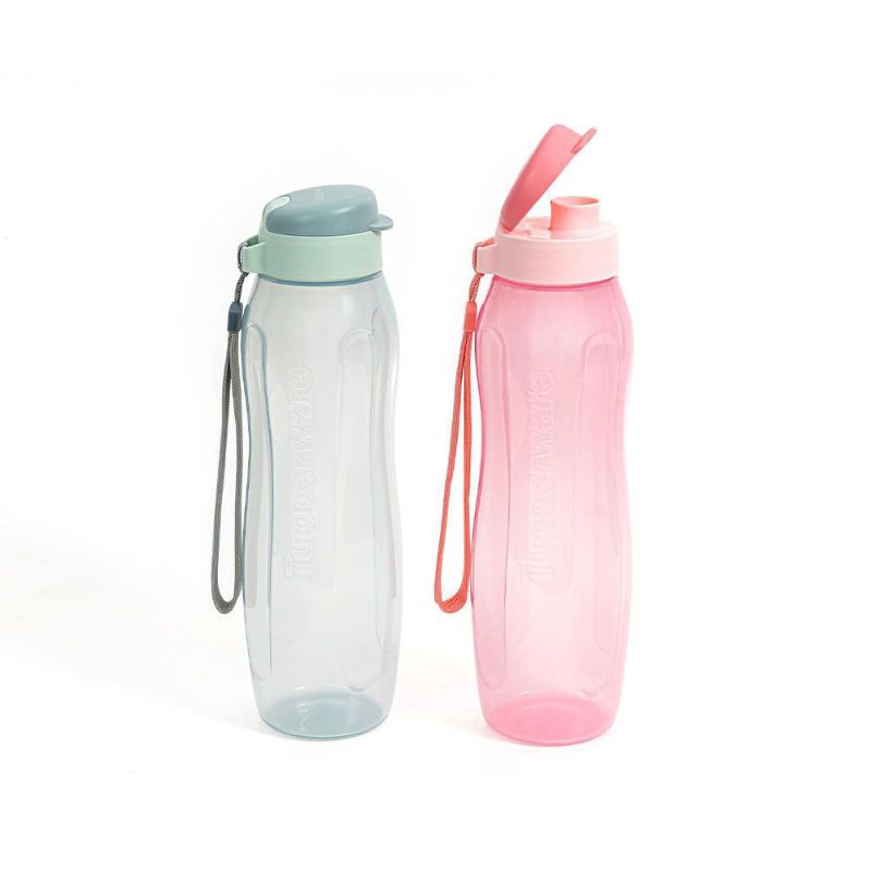 ECO 1L 2PCS FLIP Tupperware/ botol minum original