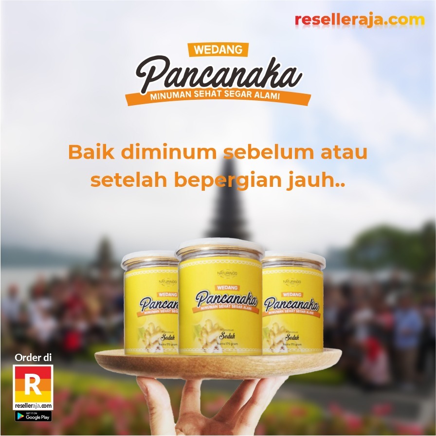 

Pancanaka wedang jamu temulawak Kesehatan Alami Tradisional Rempah Rempah Herbal melegakan perut kembung, diare, sakit perut