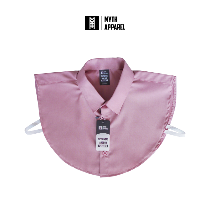 Fake Collar / Kerah Palsu All Size Pria Wanita / Pink / Myth