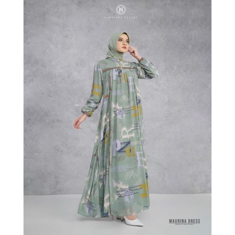 Baju Gamis Maurina Dresa By Nadheera Ori
