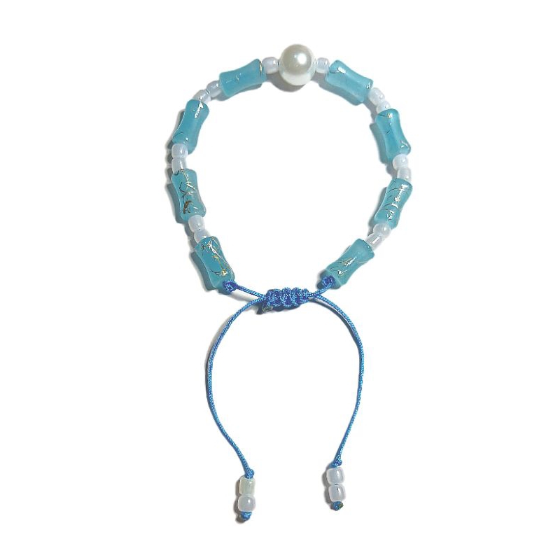 gelang manik pasir / gelang manik bambu / gelang manik pasir mix bambu