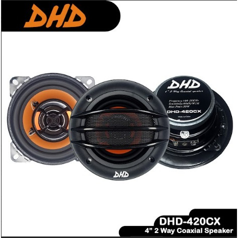 [2pcs] Speaker Mobil Audio 4 inch 2 Way Coaxial Speaker DHD-420CX