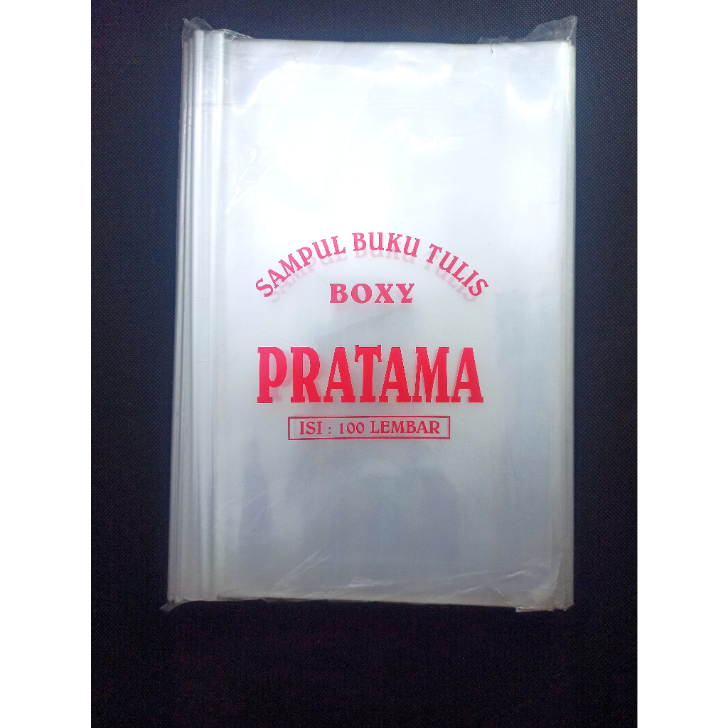 SAMPUL BUKU / SAMPUL PLASTIK / SAMPUL BOXY PRATAMA MERAH