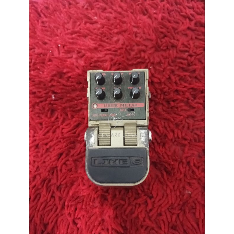 EFEK PEDAL GITAR LINE 6 UBER METAL