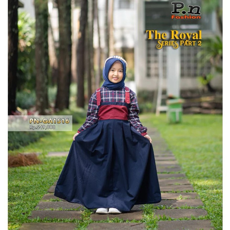 PN FASHION GAMIS ANAK 1516 / ROYAL SERIES / GAMIS ANAK KEKINIAN