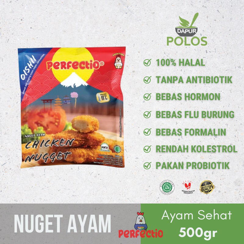 

Nugget Ayam Negeri Sehat Pakan Herbal Probiotik Halal 500gr