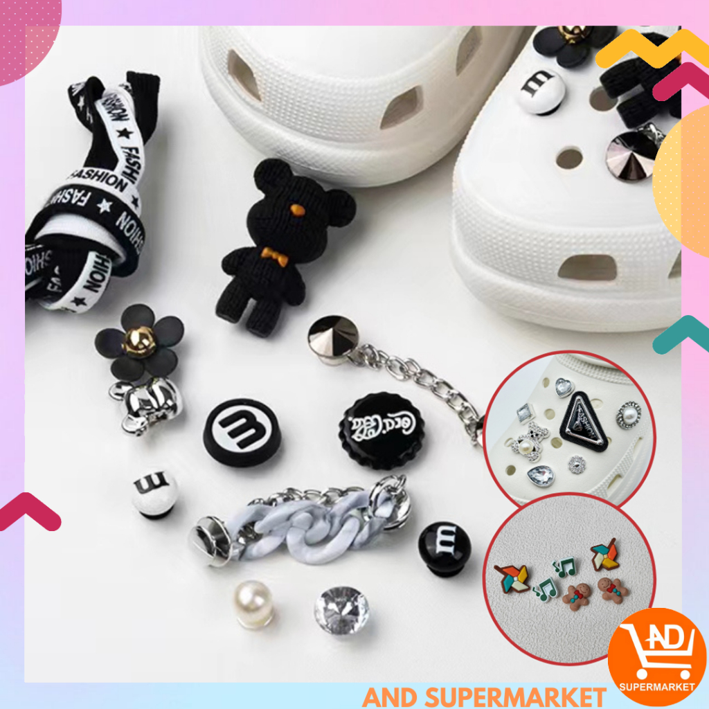 Pin Sandal Hiasan Sandal Aksesoris Lucu Sepatu Sandal Crocs Shoe Charms ACC-CROCS